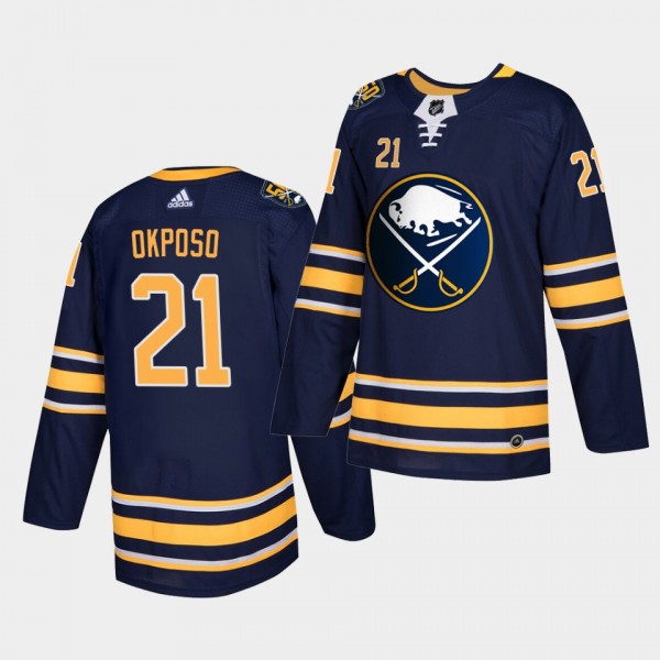 Kyle Okposo #21 Sabres 50th Anniversary Home Authe...