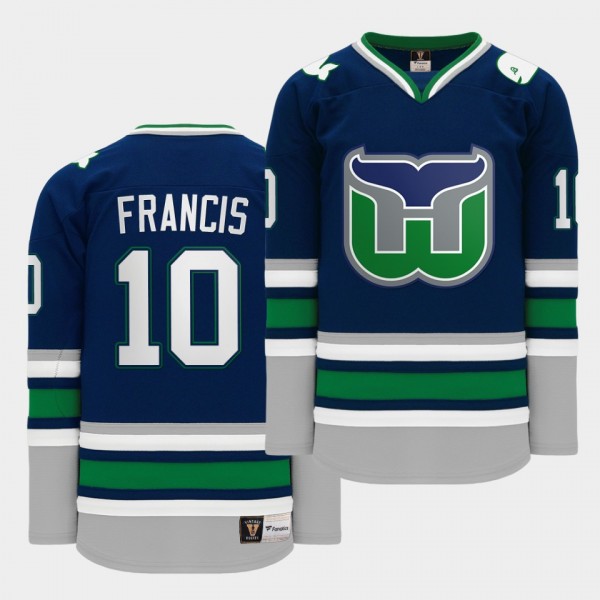 Ron Francis #10 Hartford Heritage Whalers Night 20...