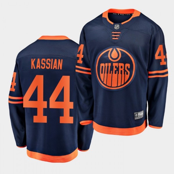 Zack Kassian #44 Oilers Alternate 2019-20 Premier ...