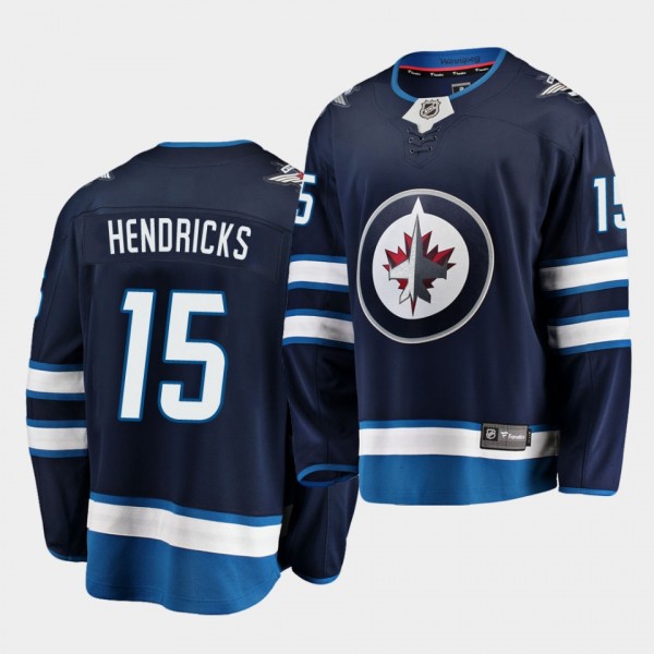 Youth Jersey Matt Hendricks #15 Winnipeg Jets Brea...