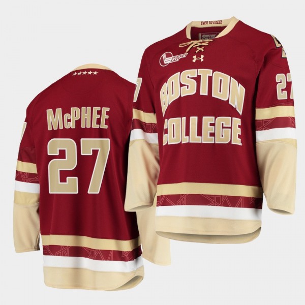 NCAA Graham McPhee Boston College Eagles Maroon College Hockey Jersey