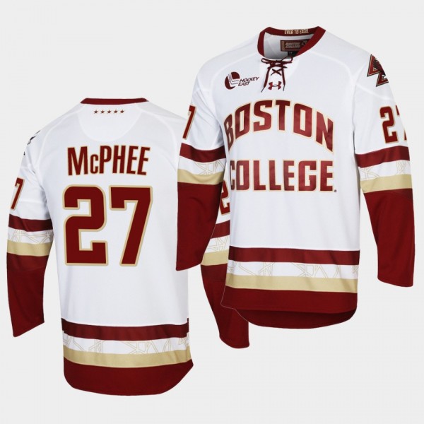 NCAA Graham McPhee Boston College Eagles White Col...