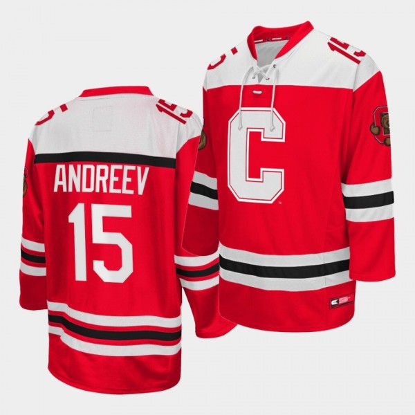 NCAA Max Andreev Cornell Big Red Red College Hocke...