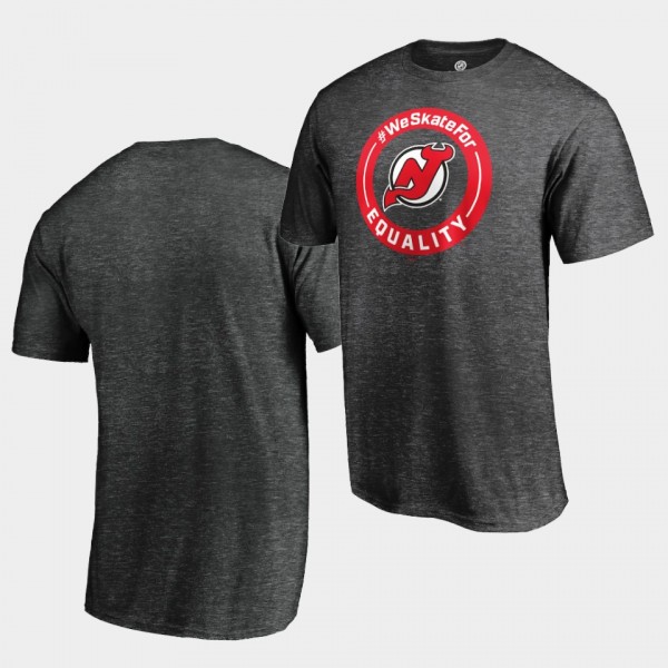 New Jersey Devils BLM T-Shirt We Skate For Equalit...