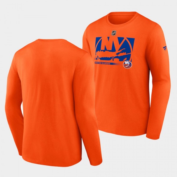 New York Islanders T-Shirt Authentic Pro Core Coll...