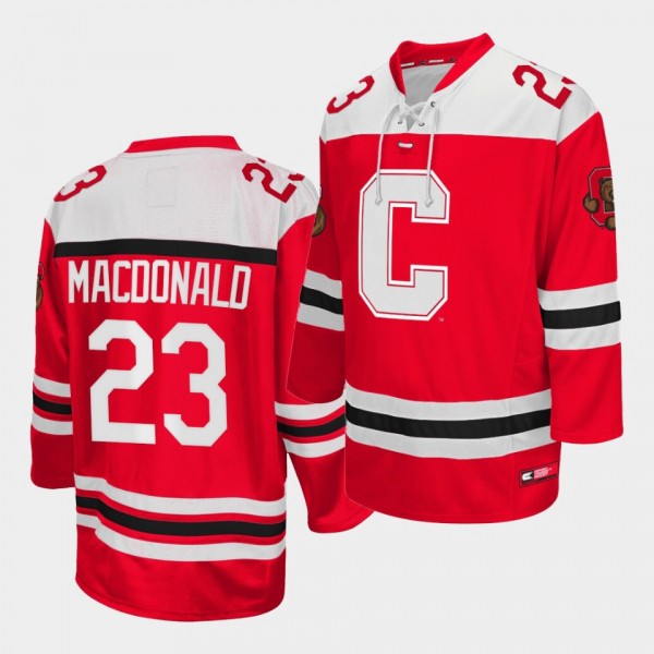 NHL Avalanche Jacob MacDonald Cornell Big Red Red ...
