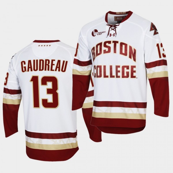 NHL Johnny Gaudreau Boston College Eagles White Co...