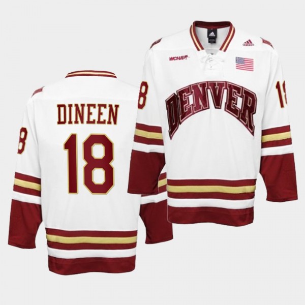 NHL Whalers Kevin Dineen Denver Pioneers White Col...