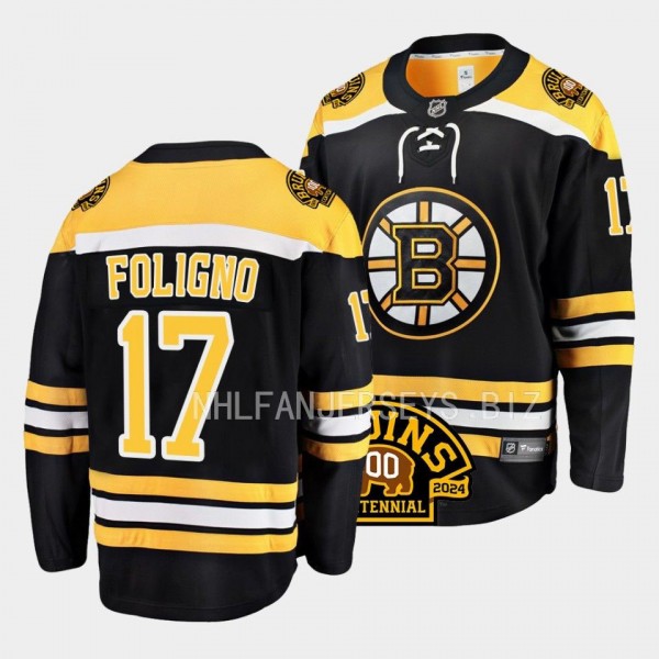 Boston Bruins Nick Foligno 100th Centennial 2023-2...