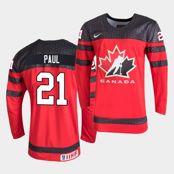 Canada Team Nick Paul 2021 IIHF World Championship...