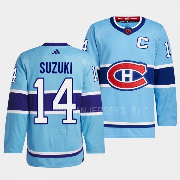 Nick Suzuki Montreal Canadiens 2022 Reverse Retro ...