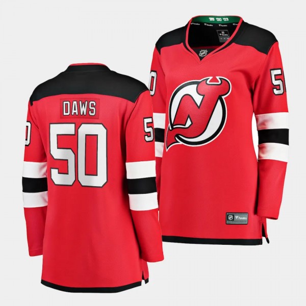 Nico Daws New Jersey Devils Home Women Breakaway P...