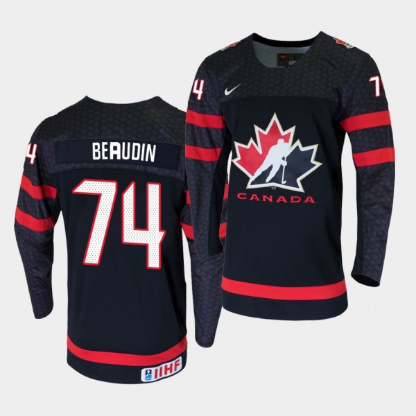 Canada Team 74 Nicolas Beaudin 2021 IIHF World Cha...