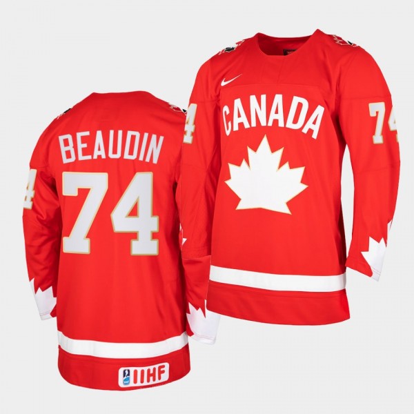 Canada Team Nicolas Beaudin 2021 IIHF World Champi...