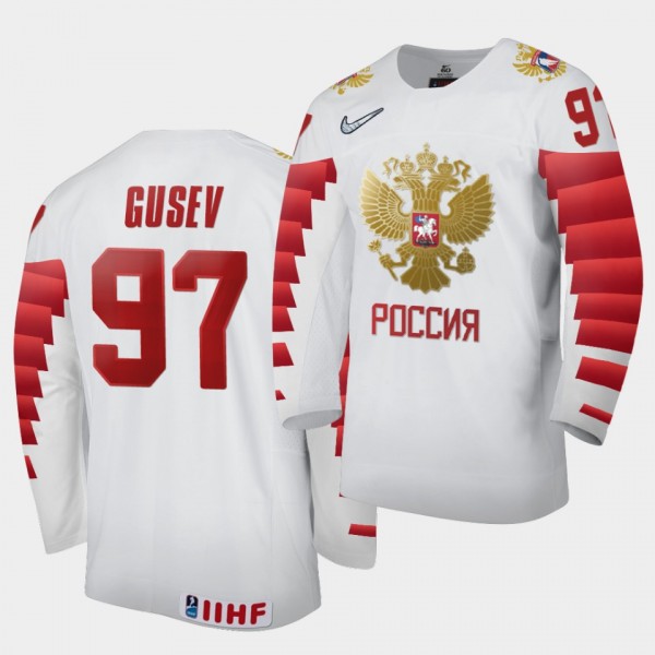 Russia Nikita Gusev 2020 IIHF World Ice Hockey Whi...
