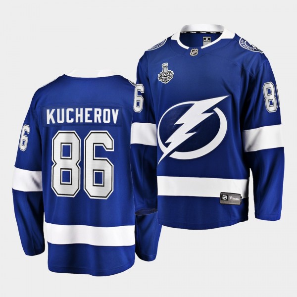 Nikita Kucherov Youth Jersey Lightning 2021 Stanley Cup Final Blue Home Jersey