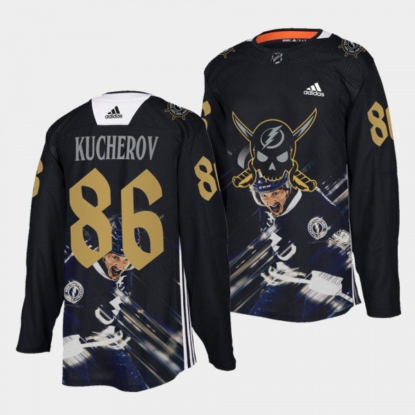 Nikita Kucherov Tampa Bay Lightning Stars of Game Black Special Jersey