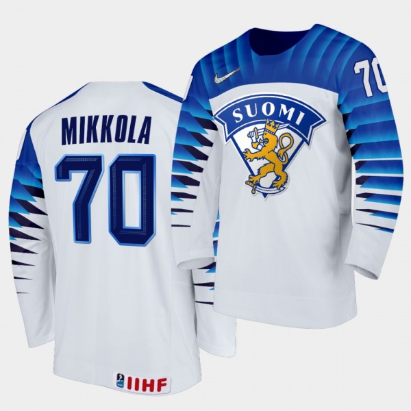 Niko Mikkola 2020 IIHF World Championship White Ho...