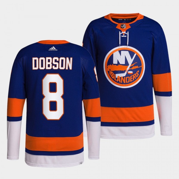New York Islanders 2022 Home Noah Dobson #8 Royal ...