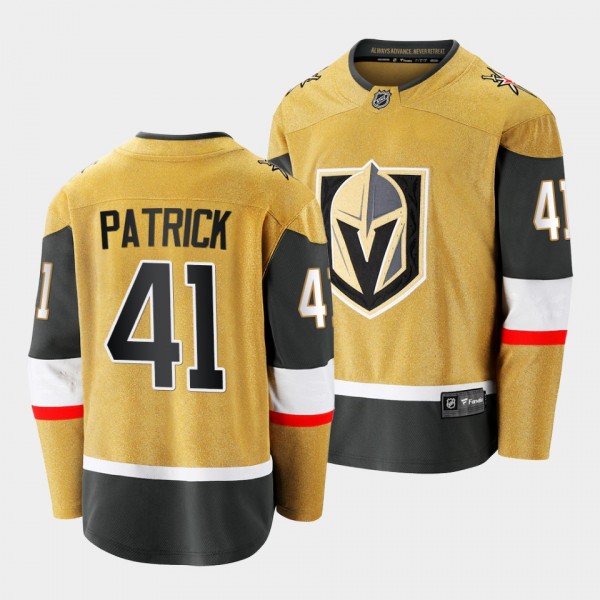 Nolan Patrick Vegas Golden Knights 2021-22 Alternate 41 Jersey Gold Player