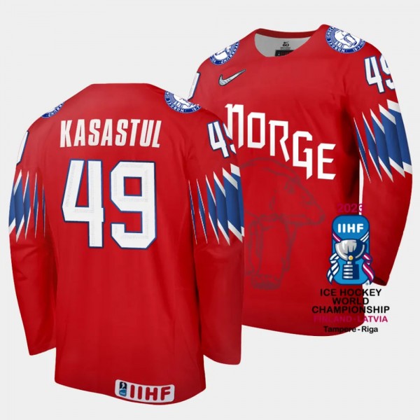 Norway #49 Christian Kasastul 2023 IIHF World Cham...