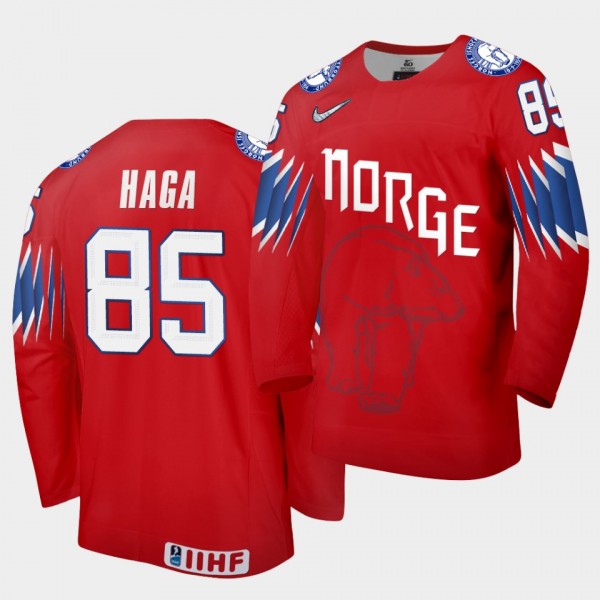 Michael Haga Norway Team 2021 IIHF World Champions...