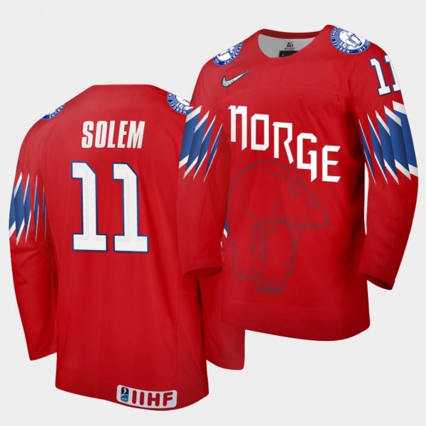 Samuel Solem Norway Team 2021 IIHF World Champions...
