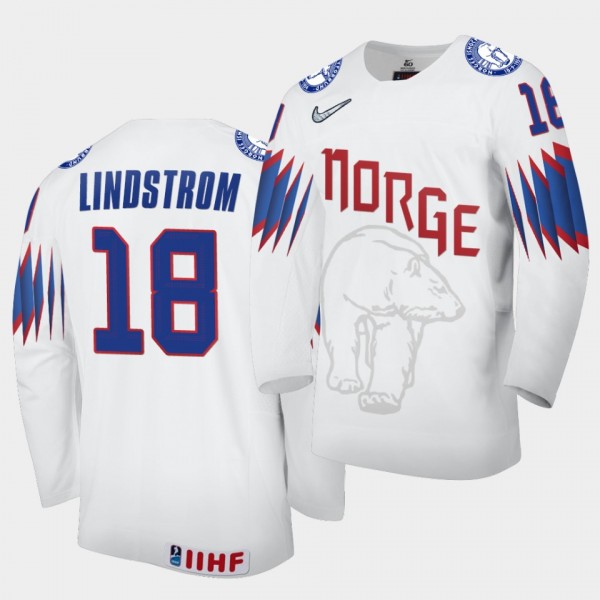 Norway Team Tobias Lindstrom 2021 IIHF World Champ...