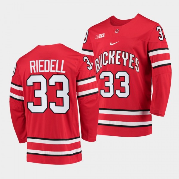 Ohio State Buckeyes Will Riedell College Hockey Re...