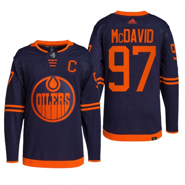 Edmonton Oilers 2022 Alternate Jersey Connor McDav...