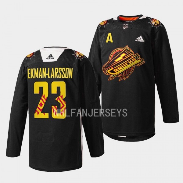 Oliver Ekman-Larsson #23 Vancouver Canucks 2023 Fi...