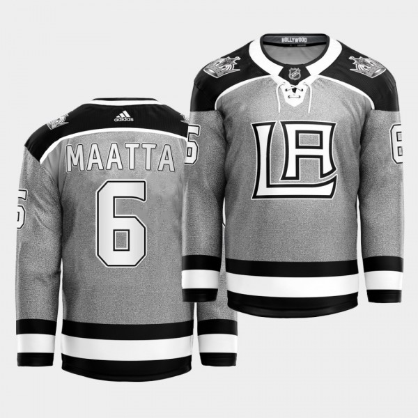Kings #6 Olli Maatta 2021 City Concept Special Edition Jersey Black