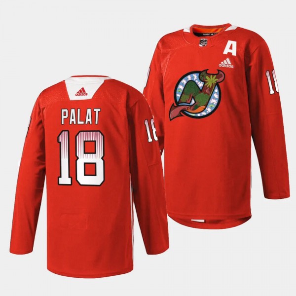 Asian and Pacific Islander Heritage Night Ondrej Palat New Jersey Devils Red #18 Jersey 2024