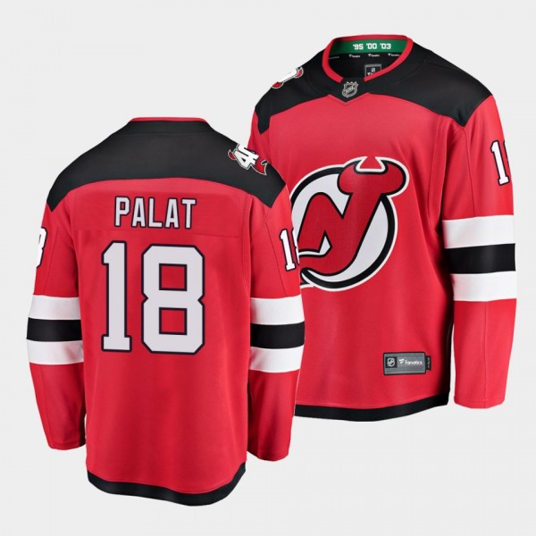Ondrej Palat New Jersey Devils 2022 Home Red 40th ...