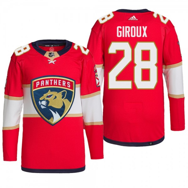 Claude Giroux Florida Panthers Home Jersey 2022 Red #28 Authentic Primegreen Uniform