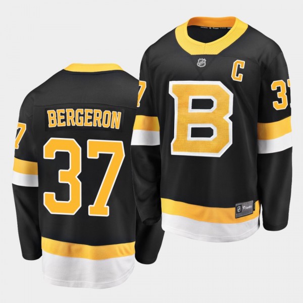 Patrice Bergeron Boston Bruins Alternate Black 202...