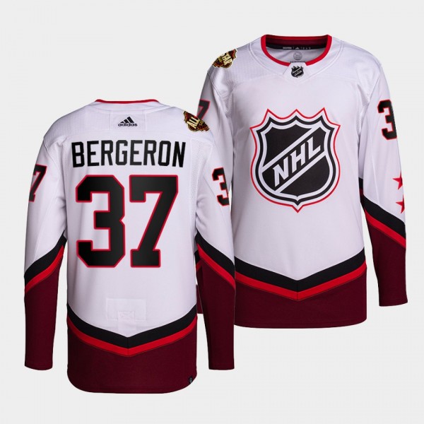 Bruins 2022 NHL All-Star Patrice Bergeron #37 Whit...