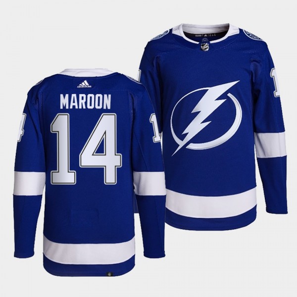 Patrick Maroon #14 Lightning Home Blue Jersey 2021-22 Primegreen Authentic