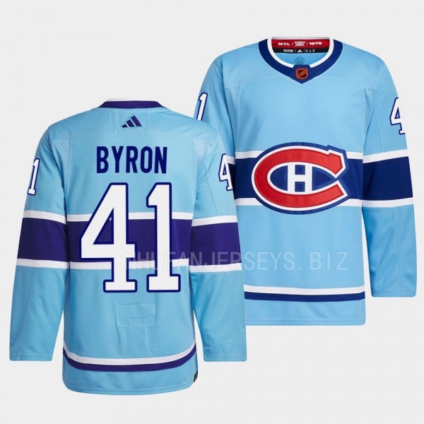 Paul Byron Montreal Canadiens 2022 Reverse Retro 2...