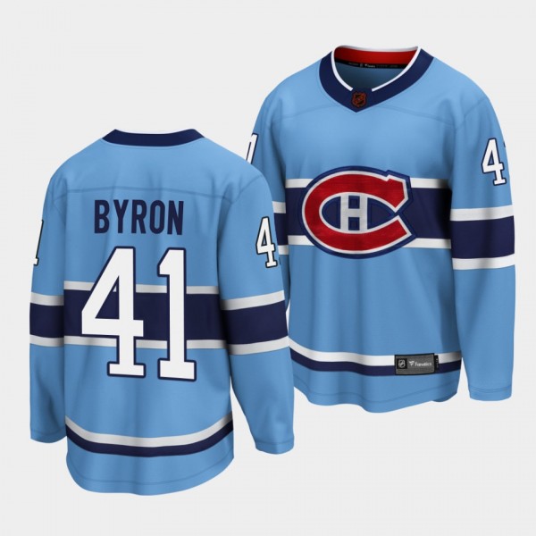 Paul Byron Montreal Canadiens Special Edition 2.0 2022 Blue Jersey #41 Breakaway Player