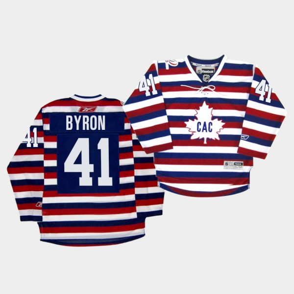 Paul Byron Montreal Canadiens Centennial 100th Anniversary Celebration Red Royal Retro Jersey