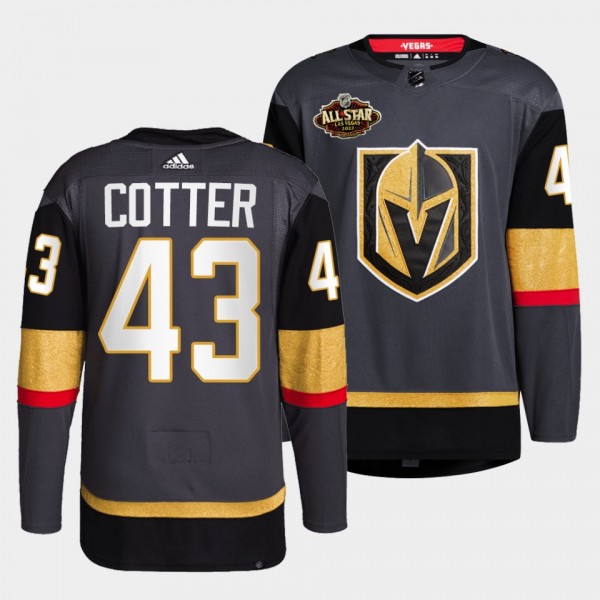 Paul Cotter #43 Golden Knights Primegreen Authenti...