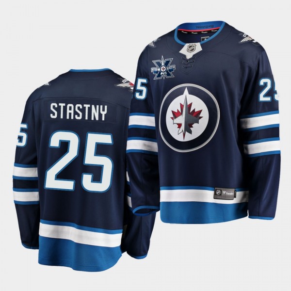 Paul Stastny Winnipeg Jets 2020-21 10th Anniversar...
