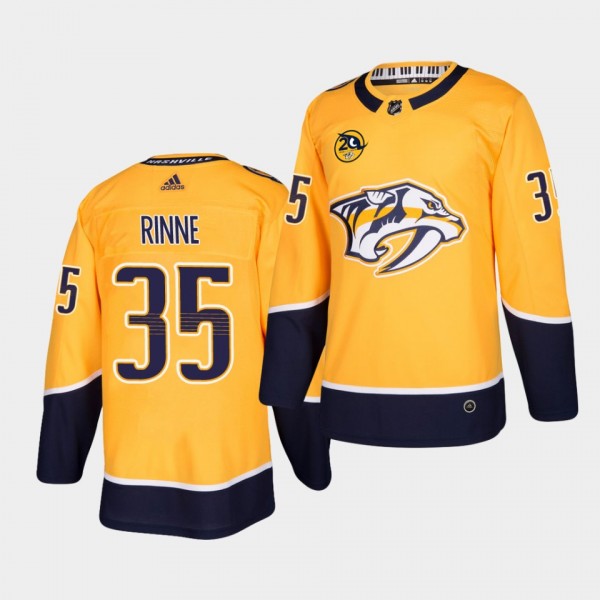 Pekka Rinne #35 Predators Authentic Home Men's Jersey