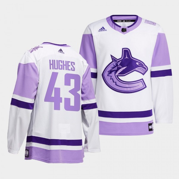 Vancouver Canucks Quinn Hughes 2021 HockeyFightsCa...