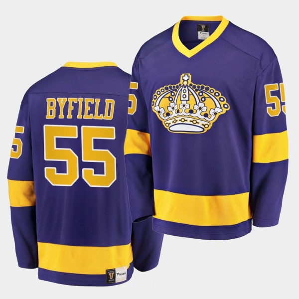 Quinton Byfield Los Angeles Kings Heritage Classic...