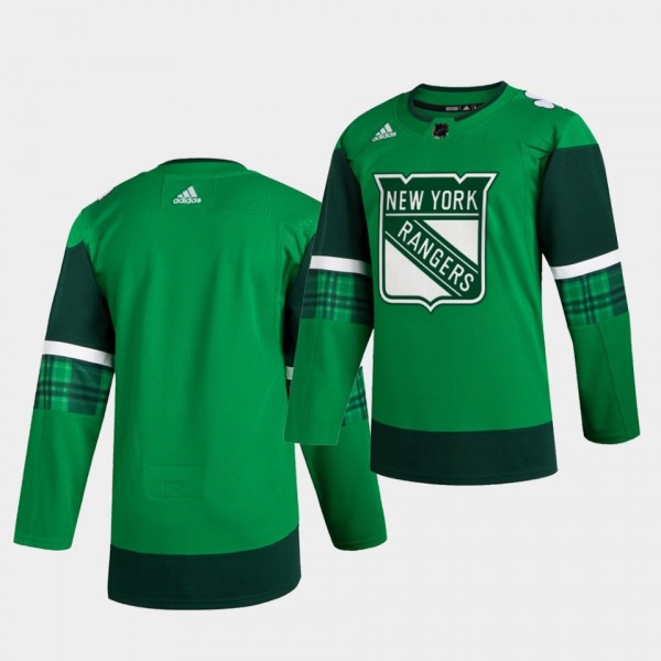 Rangers 2020 St. Patrick's Day Green Authentic Team Jersey