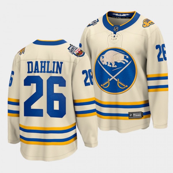 Rasmus Dahlin Buffalo Sabres 2022 Heritage Classic...