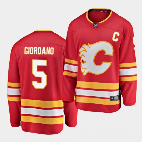Youth Jersey Mark Giordano #5 Calgary Flames Break...