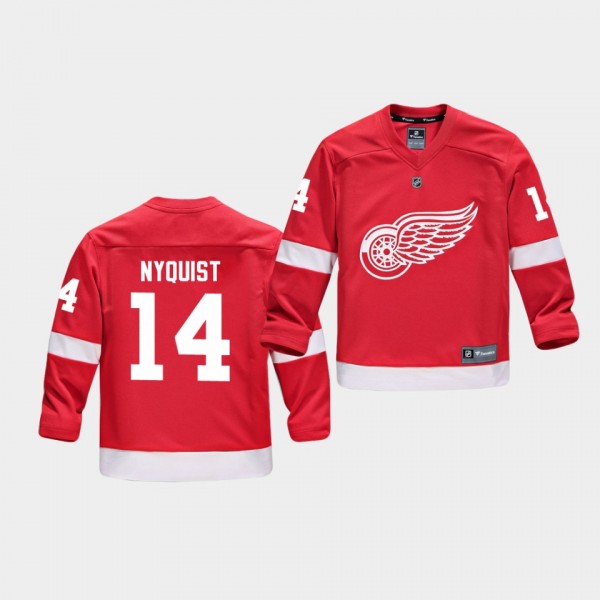 Youth Jersey Gustav Nyquist #14 Detroit Red Wings ...